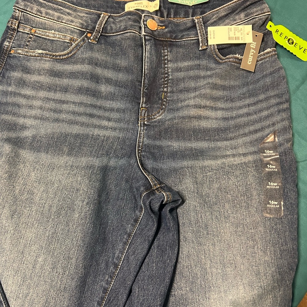 Maurices High Rise Dark Blue Jeans